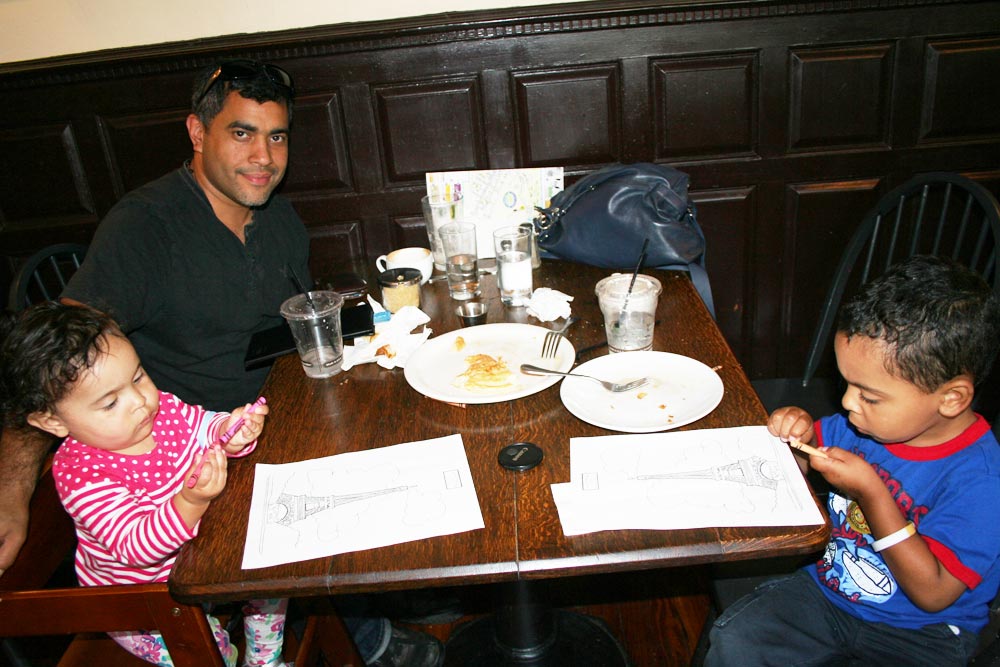 Exterior of Café Le Perche