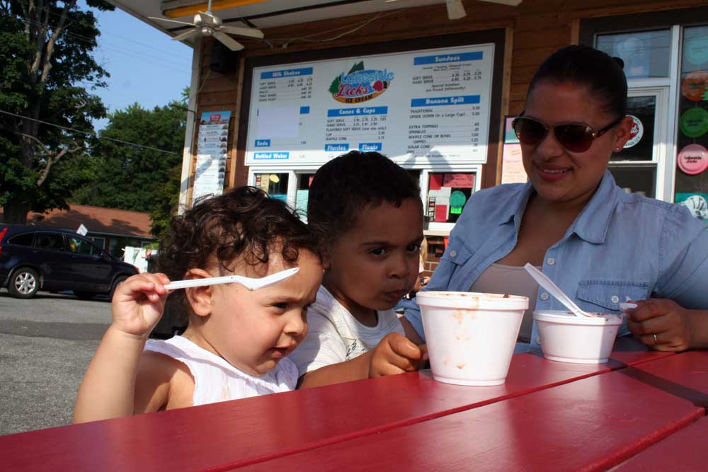 Ice cream cones in Saugerties