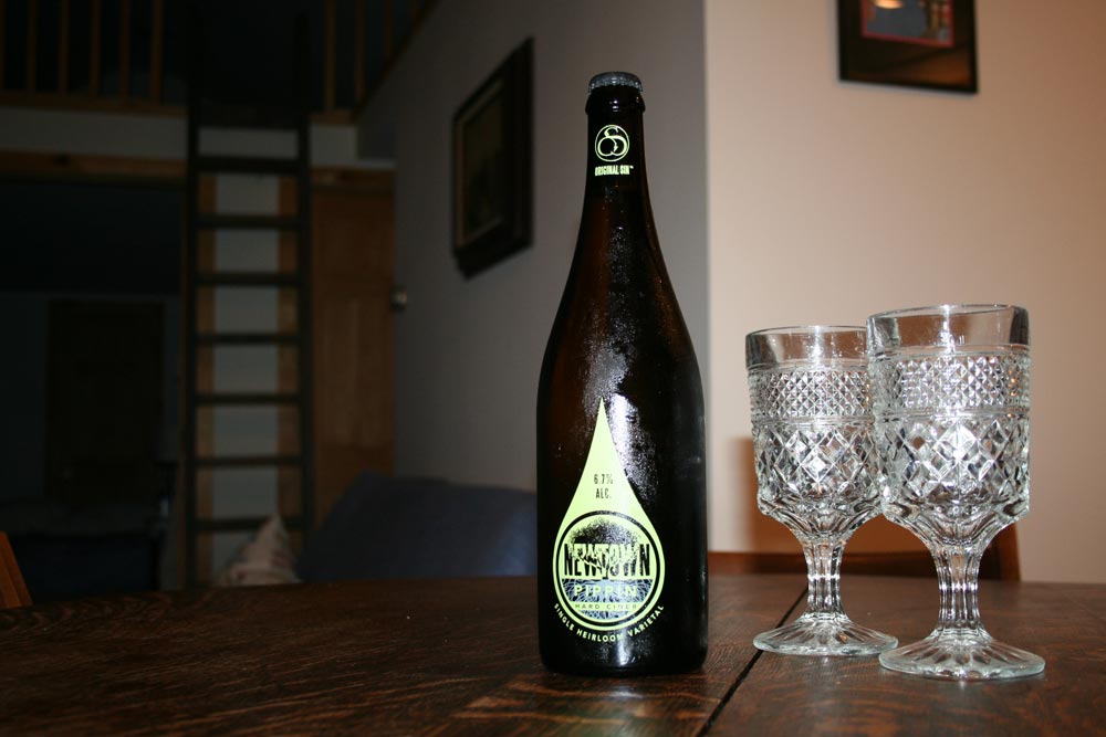 Local cider and wine