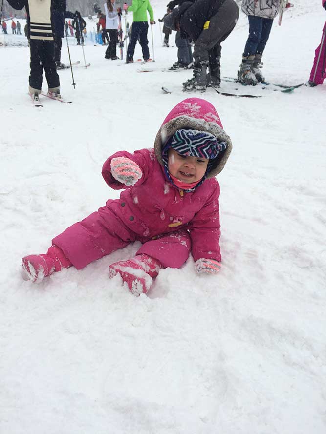 Snow playdate with friends