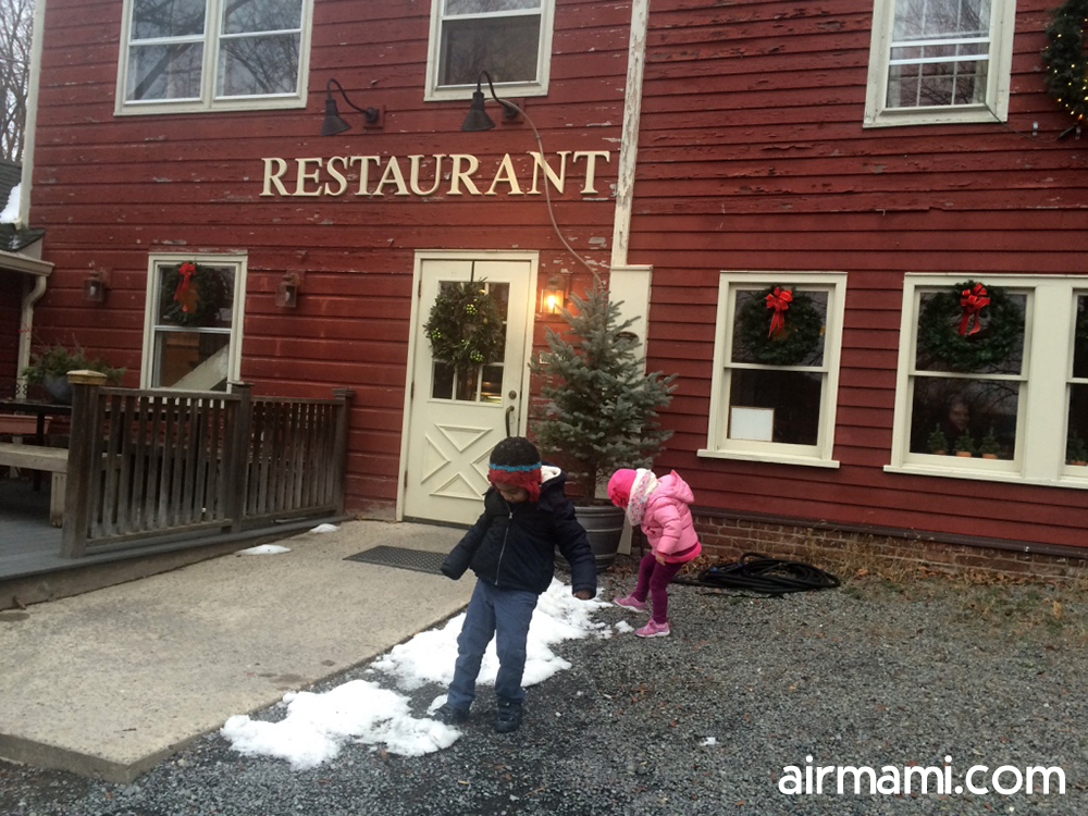 Tea service at The Village Tearoom